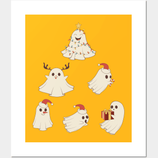 Christmas ghosts Posters and Art